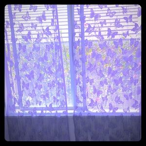 Unique Lavender Butterfly Curtains (2)